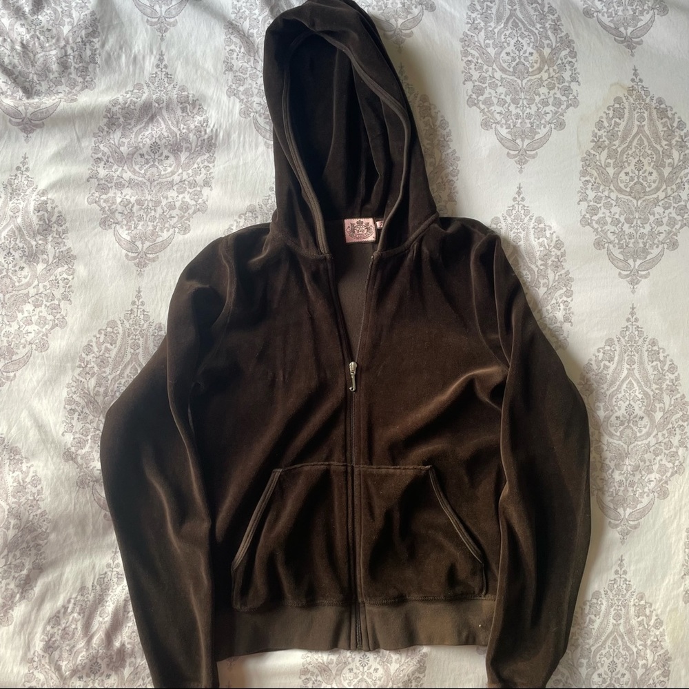 Juice Couture Velour Track Jacket – Brown (SOLD)